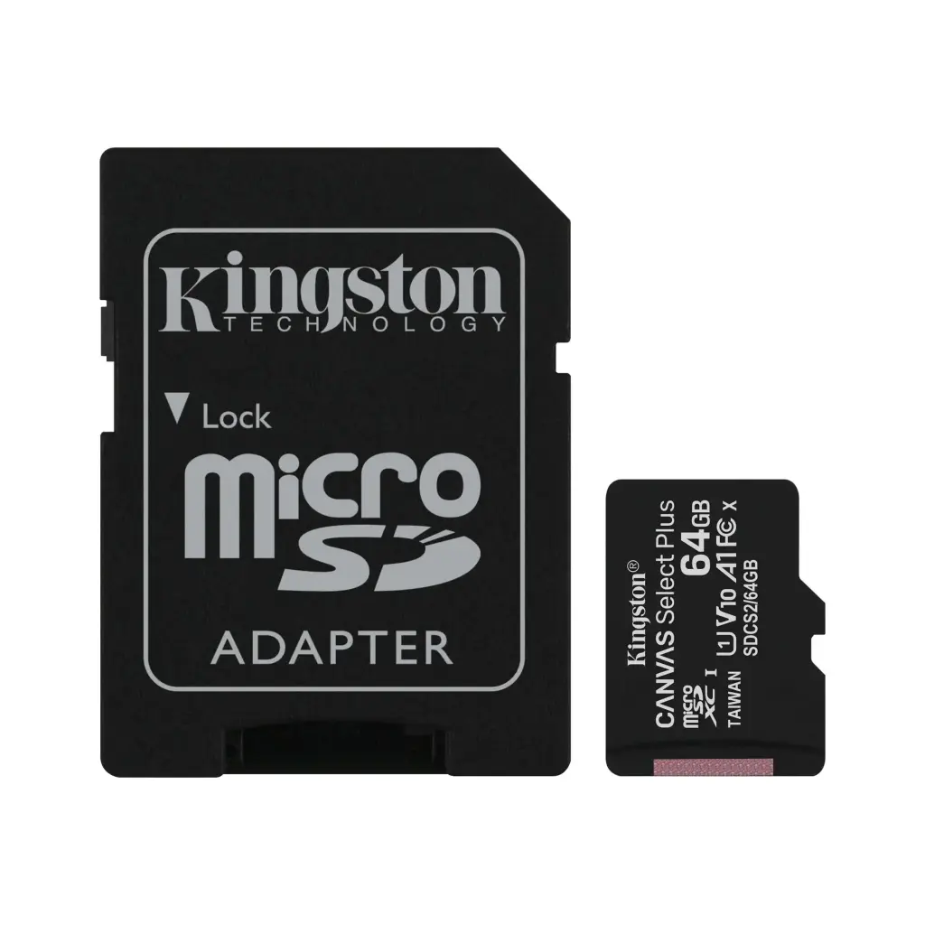 Kingston 64GB 100MB/s SDCS2/64GB Canvas Select Plus Memory Chip