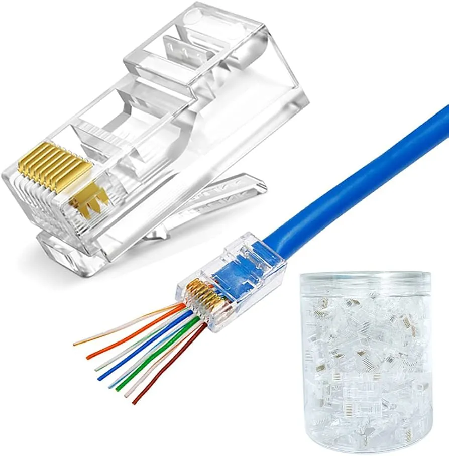 RJ 45 CAT 6 NETWORK CONNECTORS 