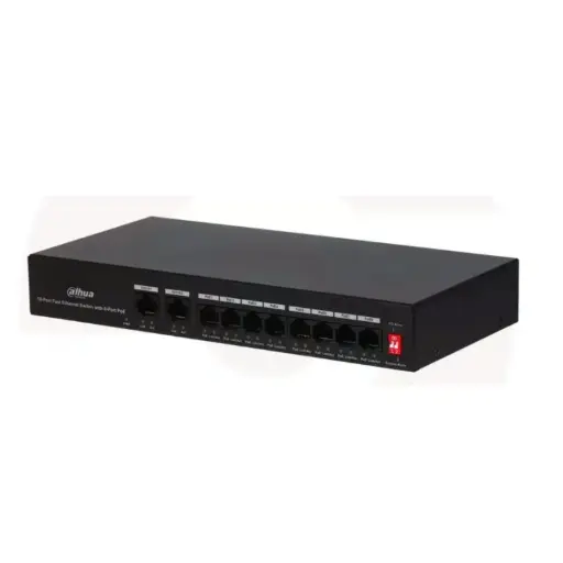 DAHUA DH-PFS3010-8ET-65 NETWORK SWITCH POE 